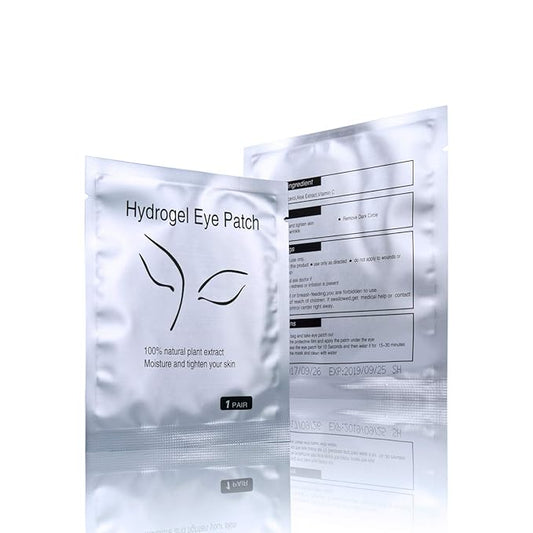 50 Pairs Set, Under Eye Pads, Comfy and Cool Under Eye Patches Gel Pad for Eyelash Extensions Eye Mask Beauty Tool