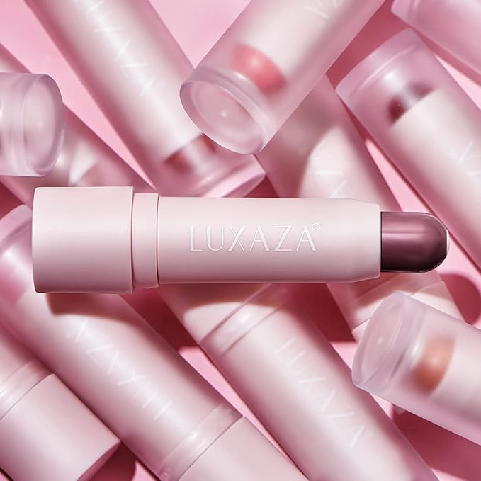 2PCS Tinted Lip Balm Chapstick with Color, Natural Semi - Gloss Finish, Hydrating/Coloring 2 in 1 Moisturizer Lip Stick for Girls & Women #01＋#04