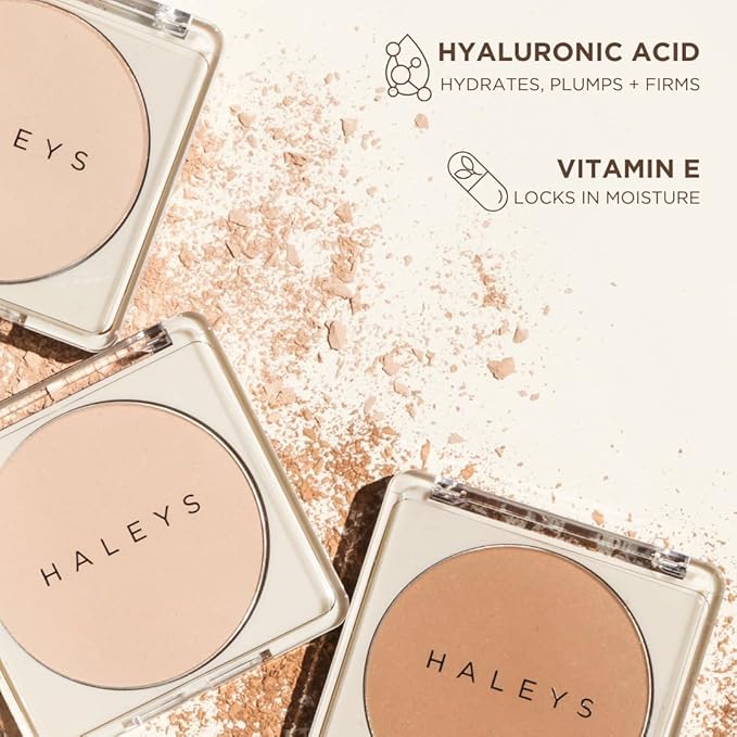 HALEYS Re-cover Pressed Powder Foundation Makeup (4.25) - Buildable Medium-to-Full Coverage, Oil Control & All-Day Comfortable Wear - Versatile Powder That Conceals Imperfections