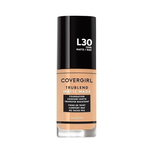 Covergirl Trublend Matte Made Liquid Foundation, L30 Golden Ivory, 1.014 Fl Oz