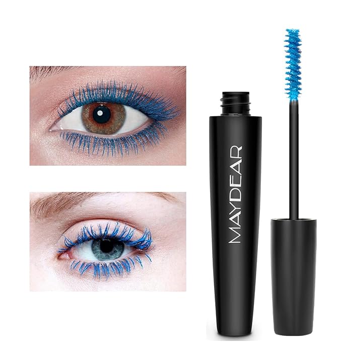 Maydear Waterproof Colored Mascara Set – Long-Lasting, Cruelty-Free, Vegan Eye Makeup for Women (6 Colors)