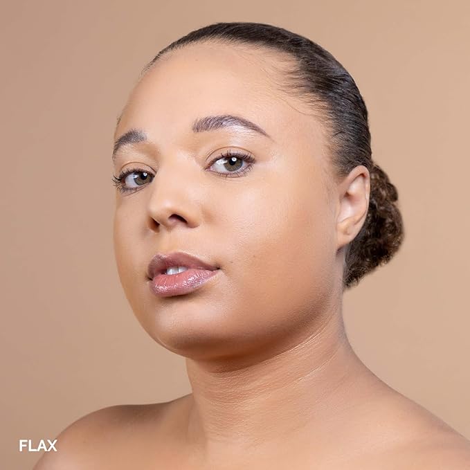 OFIR Skin Satin Medium Coverage Foundation | Buildable, Non-Creasing Finish | Vegan, Cruelty-Free, Paraben-Free Makeup | Blue Light Protection | 1 FL OZ (Flax - Medium Warm)