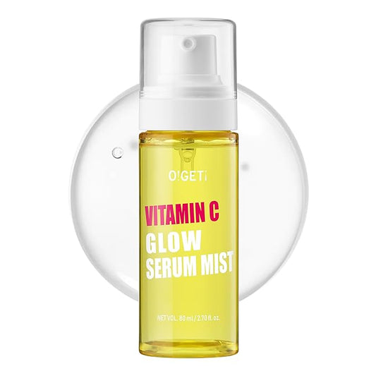 Vitamin C Serum Mist | Vitamin C, Hyaluronic acid, Moisturizing mist for face, all skin type, Korean skincare, for men and women, 2.70 Fl.Oz (80ml)