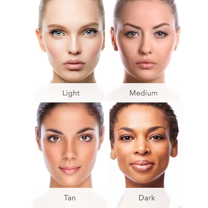 Serious Skincare BELLA ROSE PRO-MINERALS Loose Mineral Powder Makeup Foundation SPF 15 with Goat Hair Application Brush – Sheer to Full Coverage – Luminous Matte Finish – Men and Women - 0.50 oz - Tan