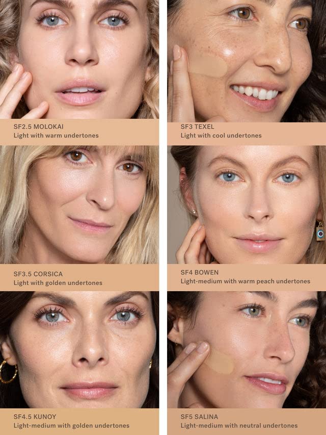 ILIA - True Skin Serum Foundation | Non-comedogenic, Cruelty-Free, Vegan, Weightless Feel, Buildable Coverage, Safe For Sensitive Skin (Kunoy SF4.5)