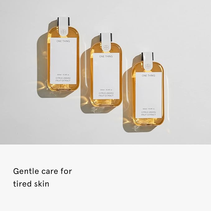 ONE THING Citrus Unshiu Fruit Toner (Tangerine Extract) 5.07 Fl Oz | Hydrating Revitalizing Facial Extract, Uneven Dull Skin, Vitamin C | Acne Scars Dark Spots Pigmentation | Vegan Korean Skin Care