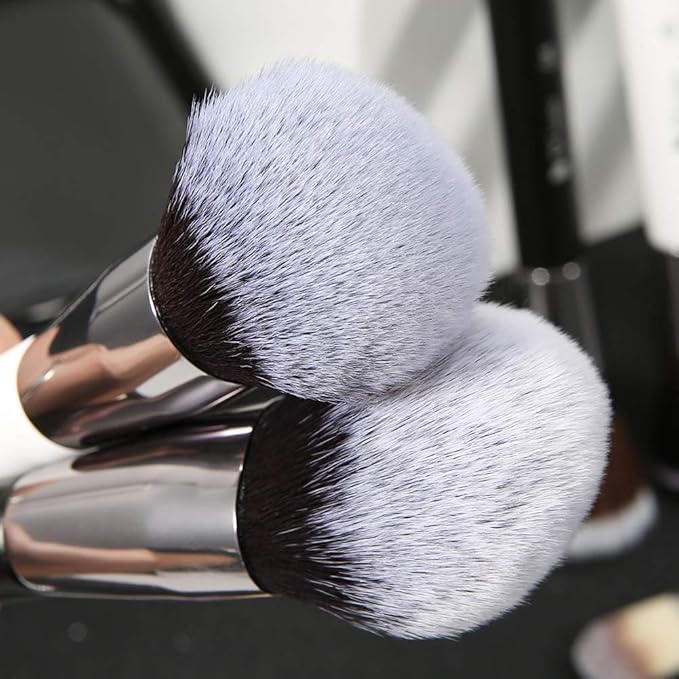 DUcare Professional Makeup Brushes 31Pcs Panda Series Makeup Brush Set Kabuki Foundation Blending Face Powder Blush Concealers Eye Shadows With Leather Case Organizer