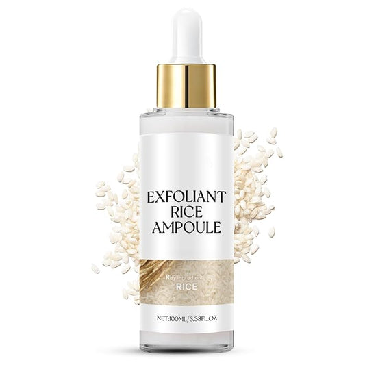 Peel Shot White Rice Peeling Ampoule - Soft Exfoliating Face and Body Scrub - Rice Exfoliator for Face Dead Skin Remover for Body - Deep Pore Cleanser Facial Scrub Exfoliator for All Skin Types