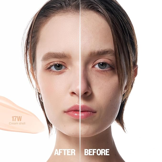 CLIO Kill Cover Founwear Cushion The Original – 20 Shades, Buildable Light to Medium Coverage, Natural Finish, Korean Makeup Foundation, Long-Lasting Skin Fit, 17W CREAM SHELL