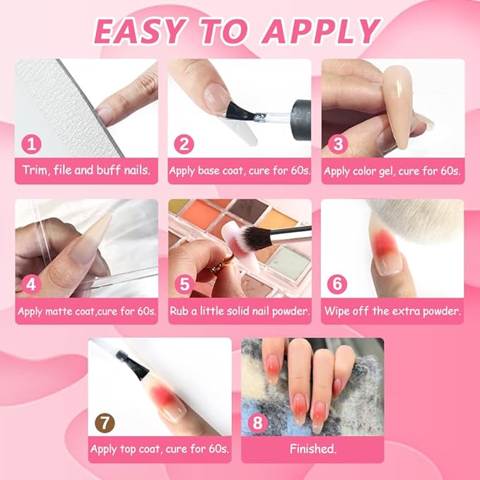 18 Colors Neon Phosphor Solid Pigment Powder Set for Ombre Nails, Fluorescent Nail Pigment Glitter Iridescent Rubbing Dust with Nail Ombre Brush for Gradient Nail Art Manicure DIY Accessories