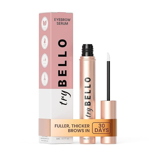 Eyebrow Growth Serum | Natural Thickening & Strengthening Formula | Biotin, Peptides, and Botanical Extracts | Vegan, Gentle, Non-Irritating