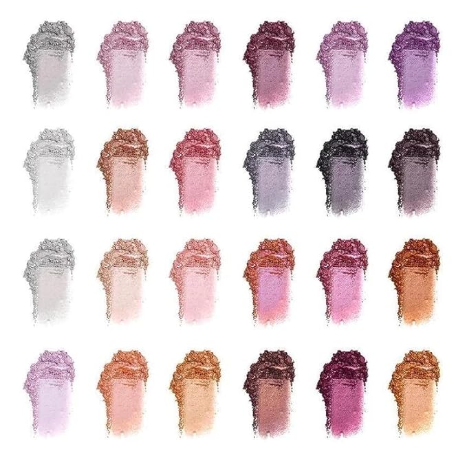 24 Eyeshadow Palette - Festive Vibrant Shimmer Matte Warm Neutral Sparkling Eye shadow Palette (Shanghai)