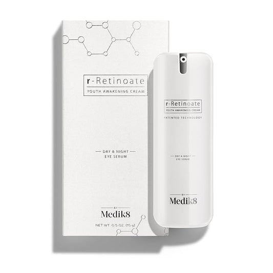 Medik8 R-Retinoate Day & Night Eye Serum - Hydrating, Healing, Skin Plumping Vitamin A - Reduces Fine Lines, Wrinkles, Dark Circles, and Other Signs of Aging - Smoothing Under Eye Radiance - 0.5 oz