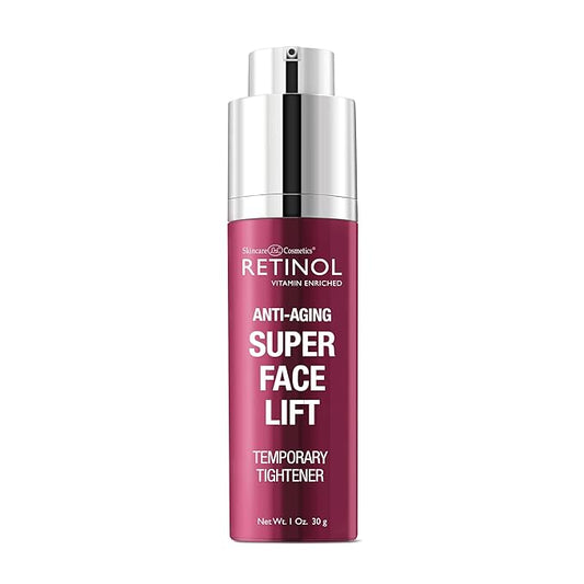 Retinol Super Face Lift - Visibly firms and tightens for a lifted, younger look. Infused, Vitamins C & E, this firming blend is a beauty “quick-fix”