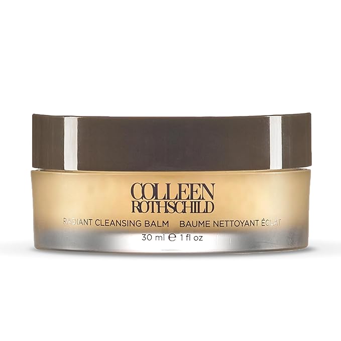 COLLEEN ROTHSCHILD Mini Radiant Cleansing Balm | Deeply Cleanses, Soothes & Removes Makeup & Impurities | Restores Luminosity | Calms & Decongests | Combats Dehydration (1 fl oz)