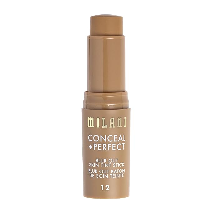 Milani Conceal + Perfect - Skin Tint Stick, Blur Out Tinted Moisturizer Makeup, Shade 012