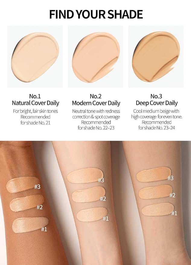 Mesh Glow Cushion Foundation (03-REFIL Deep Cover Daily (#23-24), Refill Only)