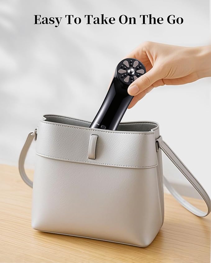 4-in-1 Facial Massager for Face & Neck – Skin Rejuvenation, Lifting & Tightening – Reduces Wrinkles & Puffiness, Enhances Infusion