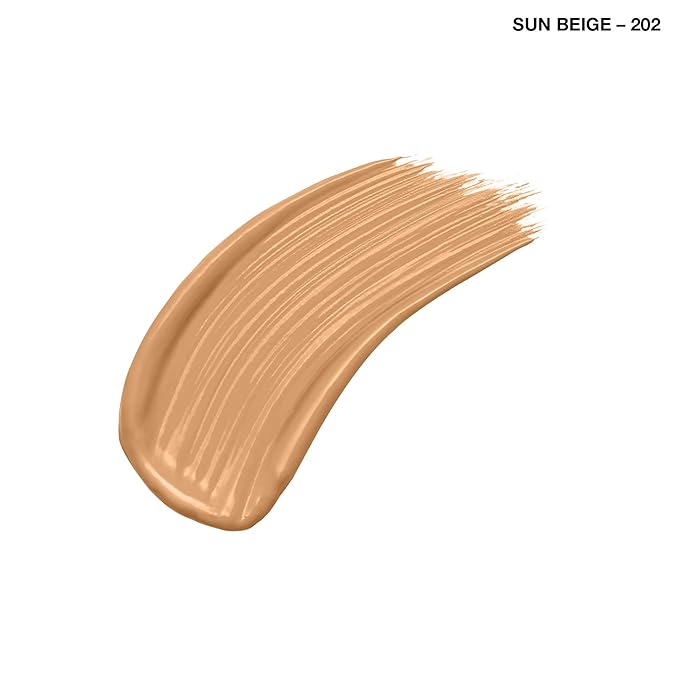Rimmel London Stay Matte Liquid Mousse - 202 Sun Beige - Foundation, Lightweight, Shine Control, Oil-Free, 1oz