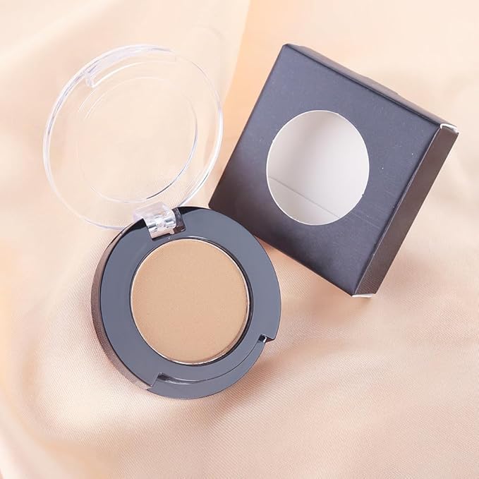 Single Matte Eyeshadow Makeup Palette, Neutral Dark Brown Eyeshadows Singles, Monochrome Eye Shadow Palette Makeup for Women, de sombras de ojos, Highly Pigmented Daily Evening Girls Eyeshadow