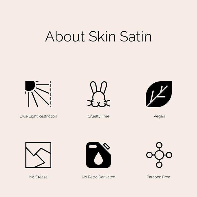 OFIR Skin Satin Medium Coverage Foundation | Vegan | Blue Light Protection | Non-Creasing | 1 FL OZ | (Ginger - Light Warm)