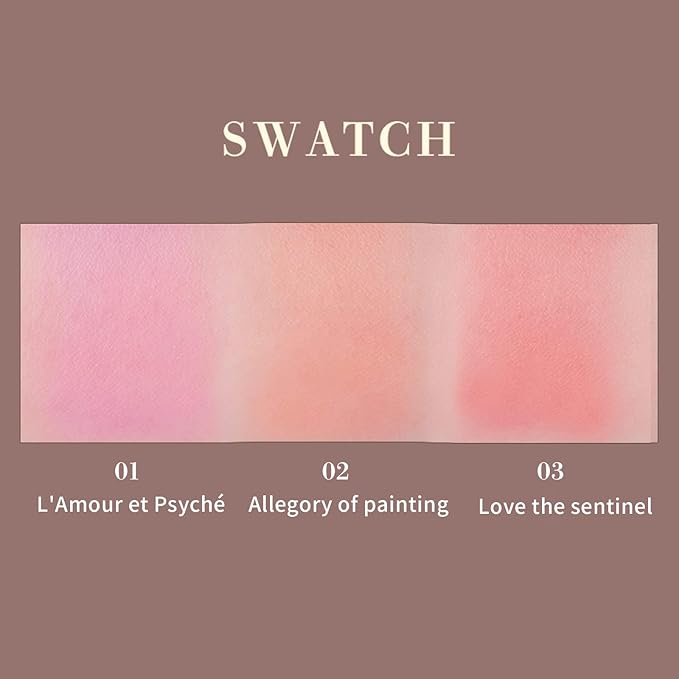 Angel Gradation Blushes 5g Lone Wear Shimmer Millefee Powder Palette for Beauty Cheek
