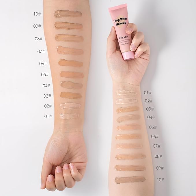 Liquid Foundation Full coverage Long-Lasting Buildable Weighless Foundation Cream Active Wear color stay Makeup-07
