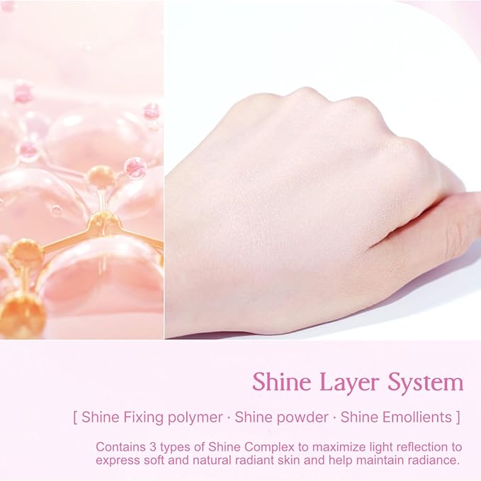 MIBA Ion Calcium Foundation Double Cushion Glow 25 g / 0.88 oz Big Cushion SEASON 3. Long Lasting Cover Effect. Moisture glow. Skin tightening relief. Smooth adhesion. (#23 Rosy Beige Refill)