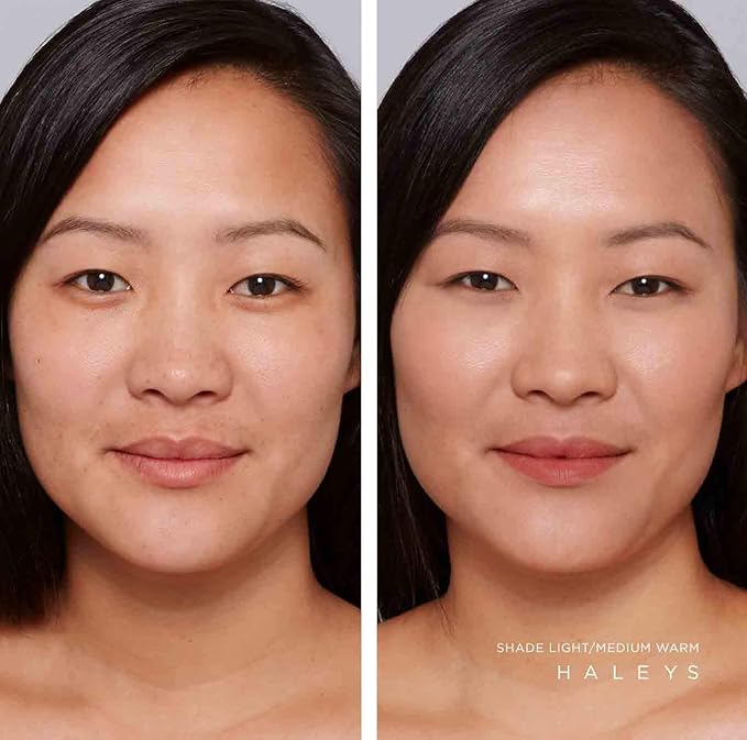 HALEYS Weightless Longwear Concealer (Light/Medium - Warm), Re-vive, Medium to Full Coverage, Gripping Concealer, All-Day Wear, Spot Concealing, Brightens, Streak-free, Light-diffusing, V+CF