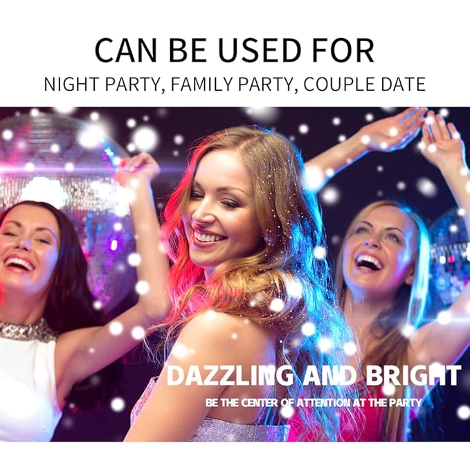 AKARY Shimmer Highlighter Powder, Fairy Polvo De Hadas Highlighter Powder & Blush Stick, Instant Glow Luminizer Duo, Glitter Body Face Hair High Gloss Stick, Sparkle Smudge-Proof Highlighter Stick Party Makeup (B-#03)