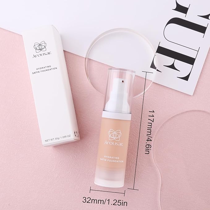 Liquid Foundation Makeup, Improves Uneven Skin Tone, Lightweight and Flawless Coverage for Hours 2# LIGHT