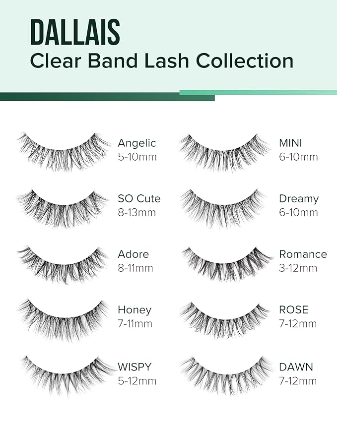 Eyelashes Natural Look Strip Lashes Wispy Natural Mink Lashes Volume Lash Fluffy Fake Eyelashes C Curl False Lashes Thick Eyelashes 7 Pairs