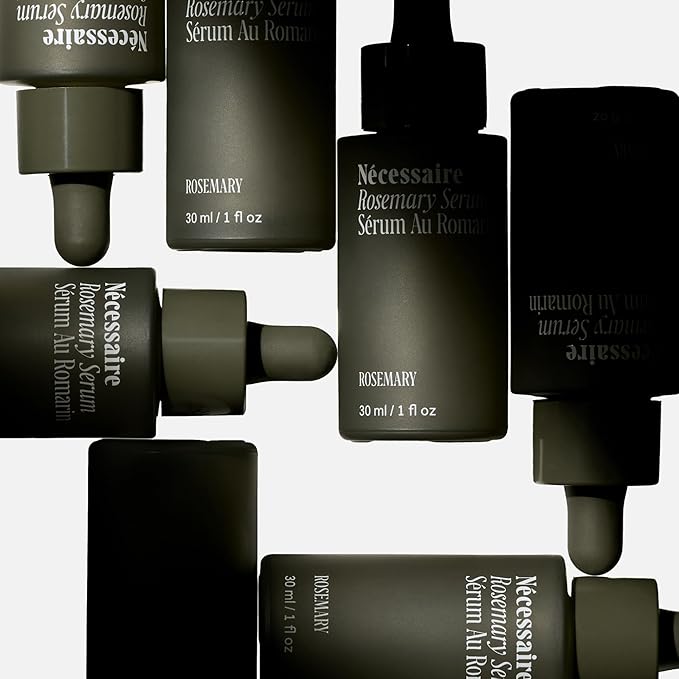 Nécessaire Rosemary Serum | For Denser, Fuller, Healthier Looking Hair Women & Men | 70% Rosemary Water, Oil, Extract + 5% Capixyl™| Good For Hair Thinning | Quick-Dry, No Residue | Vegan | 1 fl oz