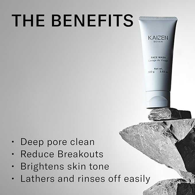 2-Step Set for Men | Made in Japan | Face Wash 100ML and Light Moisturizer 120ML