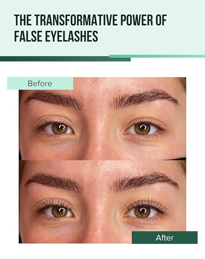 Natural Lashes Cat Eye False Eyelashes Wispy Eye Lashes Wispies Eyelashes C Curl Fake Eyelashes Natural Look Clear Band Lashes