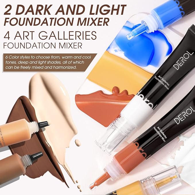 Orange Foundation Mixing Pigment for Adjusting Shade and Color Corrector, Blends Easily With Foundation, Orange Color Corrector for Adjusting Foundation from Cold to Warm (04# Orange)