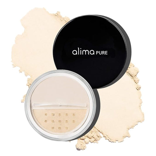 Alima Pure Matte Foundation Loose Mineral Powder Foundation Makeup, Loose Powder Makeup Oil Free Talc Free Powder, Natural Makeup Mineral Foundation Full Coverage Natural Foundation Powder .15 oz/4.5g