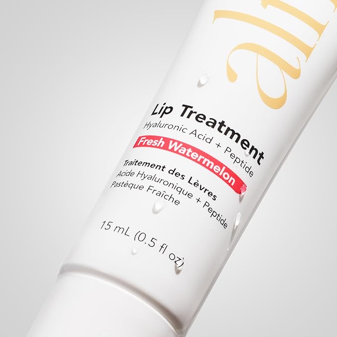 Alfie Hyaluronic Acid Lip Booster -Watermelon Flavor -15ml/0.5 Fl. Oz -Peptide Lip Treatment -Lip Plumper & Filler -Lip Serum & Moisturizer -Lip Volume Hydrating Treatment -Vegan Friendly, Non-Toxic