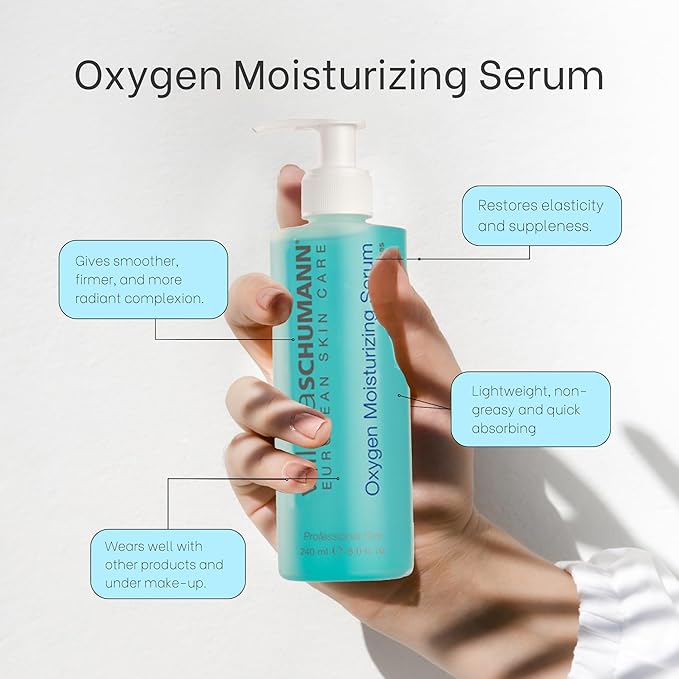Oxygen Moisturizing Serum for Face, Hydrating Facial Serum, 8 oz