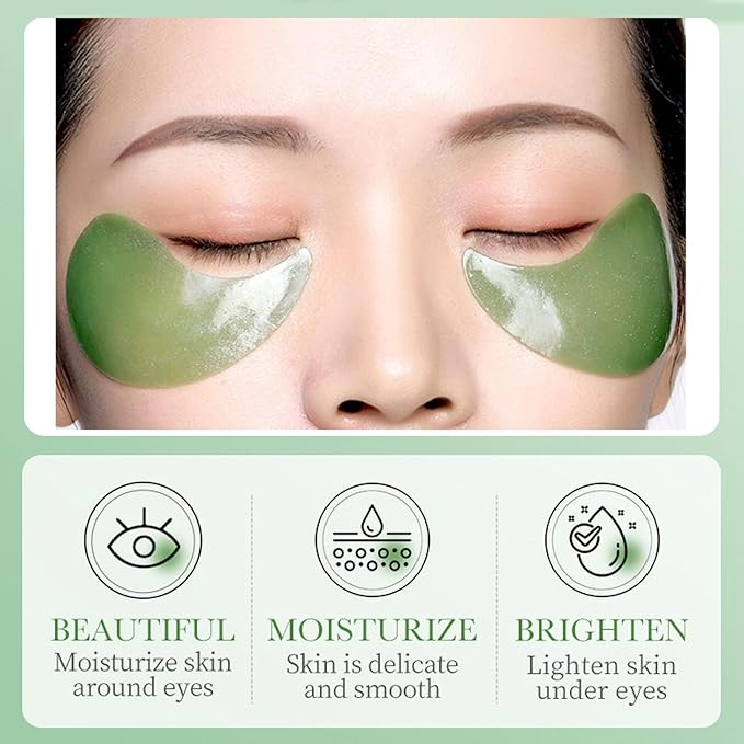 Aloe Eye Masks,60pcs Under Eye Patches, Under Eye Patches For Dark Circles, Eye Masks For Dark Circles And Puffiness, Anti-Aging Eye Mask For Reduce Fine Lines, And Wrinkles