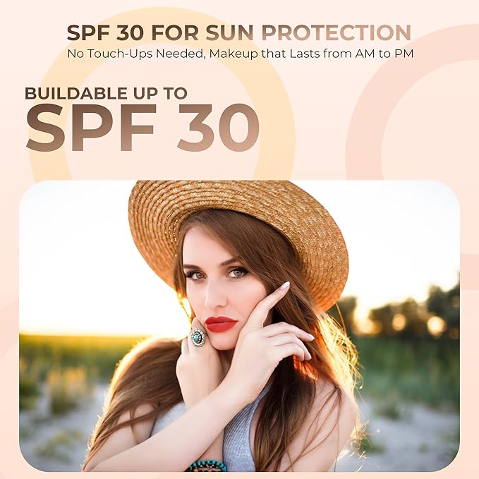 Foundation Powder Refill (Pink Bisque) (1 Ounce Bag) By Sweet Face Minerals, Lightweight Mineral Loose Makeup Powder with SPF 20, Full Coverage Flawless Finish, Talc-free, Cruelty-Free, Refill Pouch