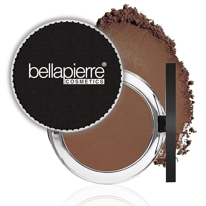 bellapierre Compact Mineral Foundation SPF 15 | Vegan & Cruelty Free Natural Makeup | Full Coverage Matte Foundation | Hypoallergenic | Oil & Talc Free - 0.35 Oz - Chocolate Truffle