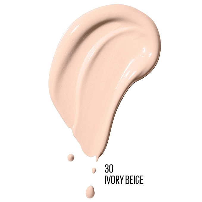 Maybelline Dream Radiant Liquid Medium Coverage Hydrating Makeup, Lightweight Liquid Foundation, Ivory Beige, 1 Count