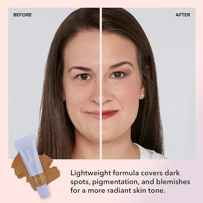 Clover Skin Is In Serum Foundation | Hydrating Face Serum, Lightweight Foundation, Cruelty-Free & Vegan | With Squalane And Sunflower Seed Wax | 30 ml - Shade 10 (Medium-Dark)