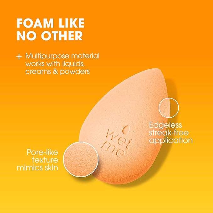 Beautyblender® | Beam Color Changing Beauty Blender Makeup Sponge, Super-Soft Foam Easily Blends Foundations & Creams, Made in USA, Reusable, Washable, Streak Free Application, Heat Activated