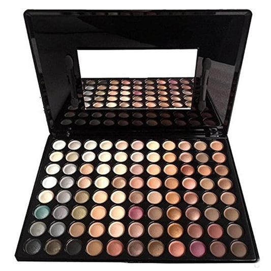Naked Nude Eyeshadow Palette with Mirror and Eyeshadow Applicators, 88 Color Neutral Warm Matte Shimmer Eye Shadow Palette Makeup for Brown, Green, Blue, Hazel, Grey Eyes Makeup Kit for Women