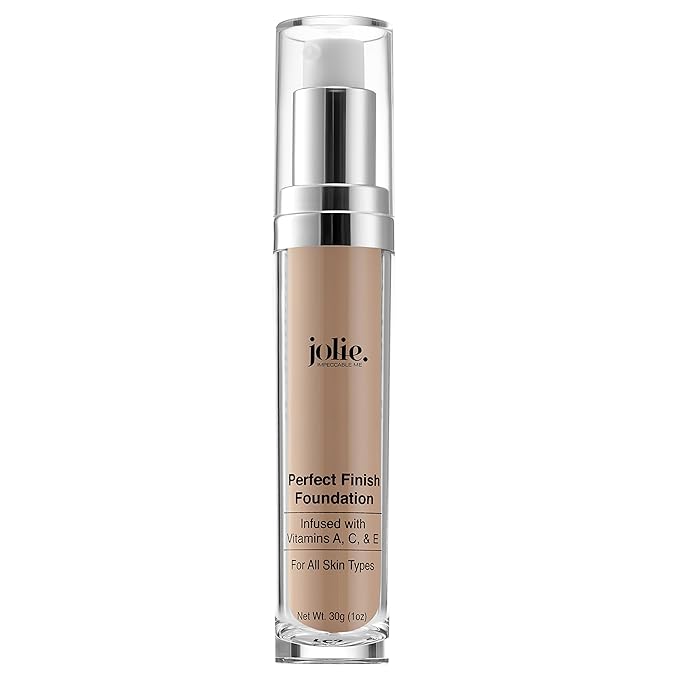 Jolie Perfect Finish Liquid Foundation Makeup SPF 15 Oil Free (LC1)