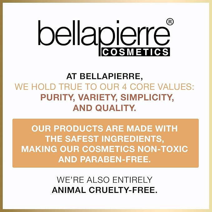 bellapierre Mineral Foundation SPF 15 - Loose Powder Foundation | Vegan & Cruelty Free Natural Makeup | Full Coverage Matte Finish | Hypoallergenic | Oil & Talc Free - 0.32 Oz - Ultra