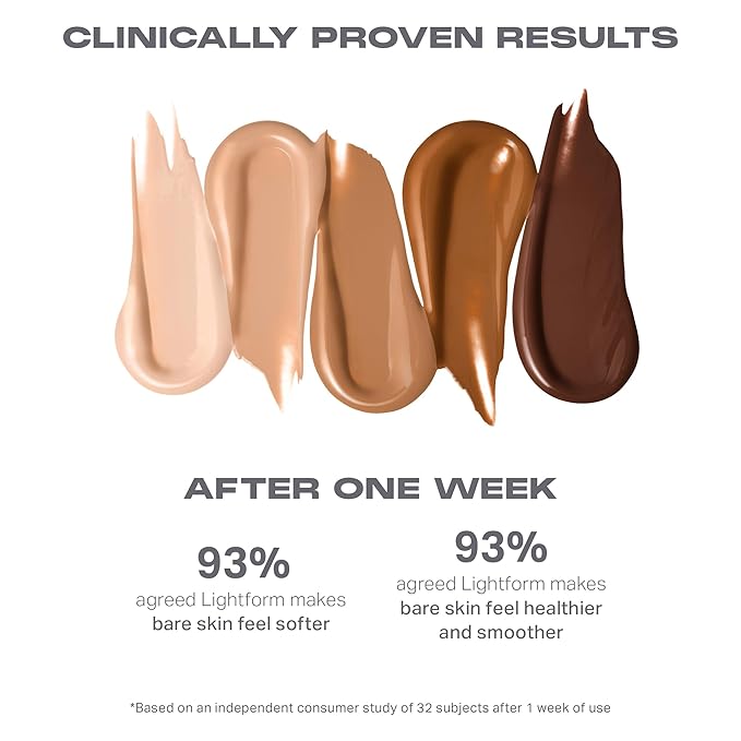 Morphe Lightform Liquid Foundation - Extended Hydration Foundation Makeup with a Lasting, Natural Radiant Finish - Long-Wearing Formula with Buildable, Medium Coverage - Deep 33W (1.01 fl oz)