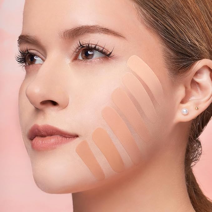 Beauty Amorus Cloud Blur Matte Balm Foundation, Full Coverage, Creamy Smooth Made in Korea, K-Beauty, Even Buildable Texture, Patch Free, Easy to Blend (Natural Fair, 0.3 oz)